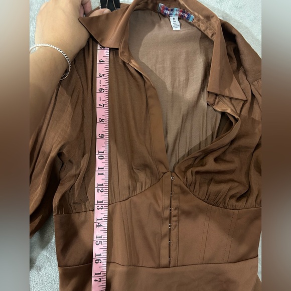 Urban outfitters phoebe corset shirt dress - Picture 7 of 11